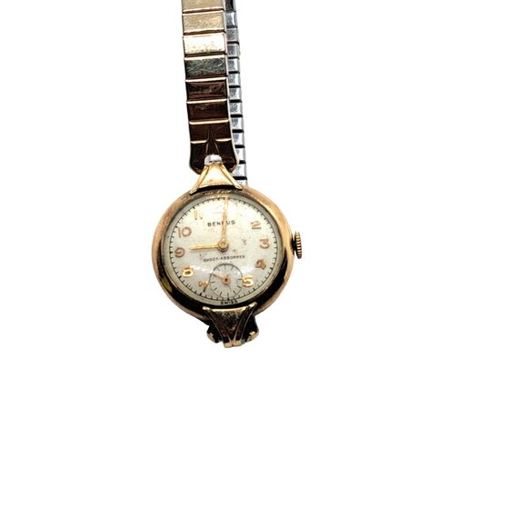 Ladies Benrus watch silver tone gold tone - Picture 1 of 4